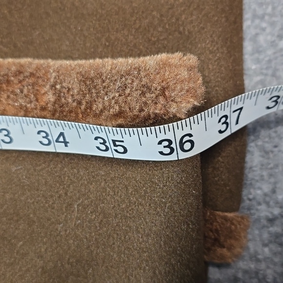 Double-Breasted Midi Wool Blend Pea Coat - Picture 5 of 8